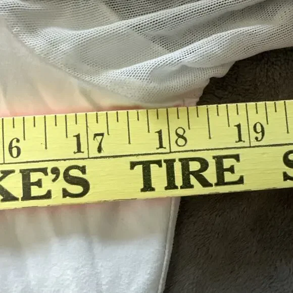 The Tailored Sportsman Top Womens Large White 1/4 Zip Pullover Equestrian Riding - Picture 7 of 8